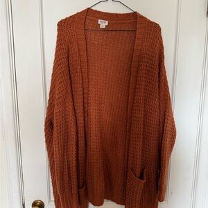 Mossimo Supply Co. Burnt Orange Knit Sweater